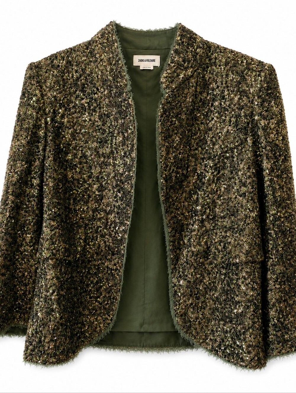 EUC Sz 40(M/L) Zadig & Voltaire Verys Sequin Blazer
